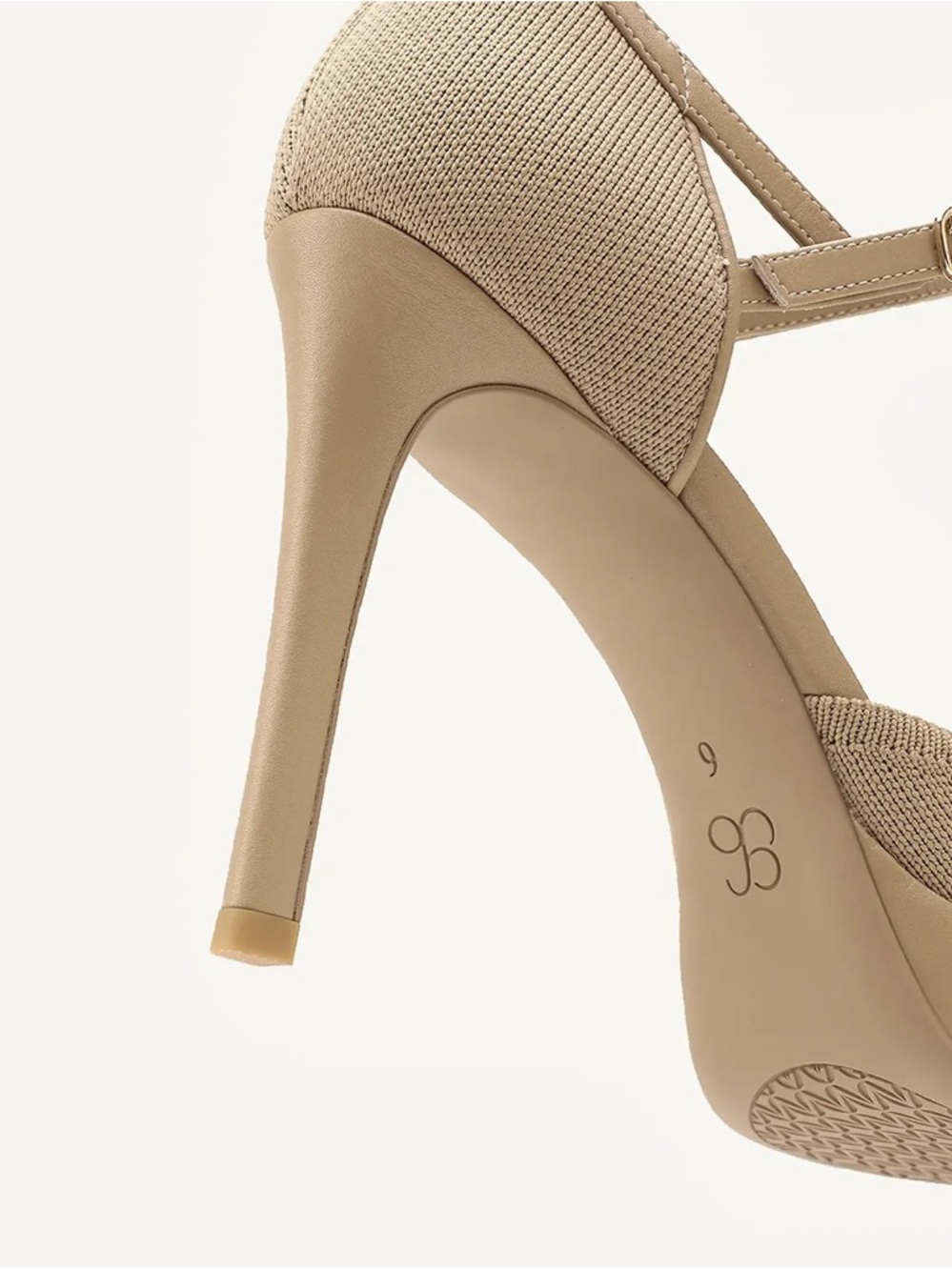 Cosy Island Spotlight Strapped Stiletto Pump size 8 NWT - Deep Apricot - Picture 6 of 7